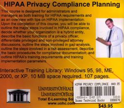 HIPAA Privacy Compliance Planning