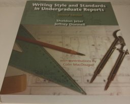 Writing Style and Standards in Undergraduate Reports 2nd 9781932780062 Front Cover