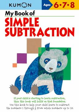 My Book of Simple Subtraction  9781933241067 Front Cover