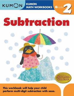 Grade 2 Subtraction Kumon Math Workbooks  9781933241524 Front Cover