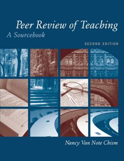 Peer Review of Teaching A Sourcebook 2nd 9781933371214 Front Cover