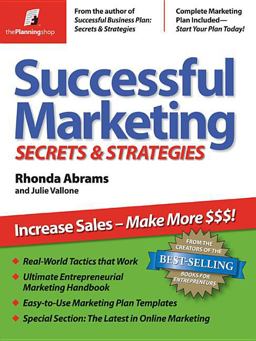 Marketing: Secrets and Strategies  9781933895055 Front Cover