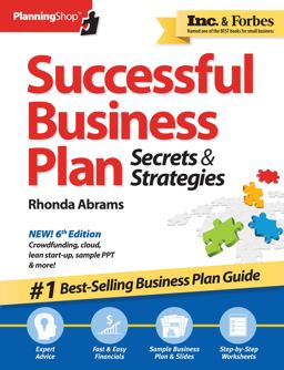 Successful Business Plan Secrets and Strategies 6th 9781933895468 Front Cover