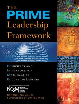 PRIME Leadership Framework Principles and Indicators for Mathematics Education Leaders  9781934009277 Front Cover