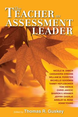 Teacher As Assessment Leader  9781934009499 Front Cover