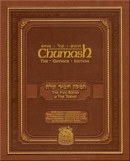 Gutnick Edition Chumash - Synagogue Edition (the Five Books of Moses) With Rashi's Commentary, Targum Onkelos and Haftoras with a Commentary anthologized from Classic Rabbinic Texts and the works of the Lubavitcher Rebbe  9781934152010 Front Cover