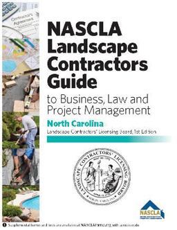 NASCLA Landscape Contractor's Guide to Business, Law and Project Management, North Carolina Edition  9781934234884 Front Cover