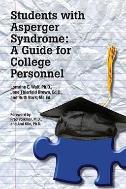 Students with Asperger Syndrome A Guide for College Personnel  9781934575390 Front Cover