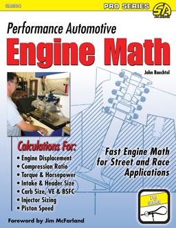 Performance Automotive Engine Math  9781934709474 Front Cover