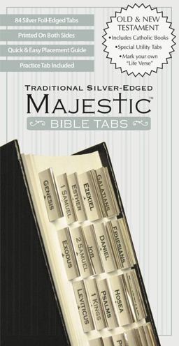 Majestic Traditional Silver-Edged Bible Tabs  9781934770917 Front Cover