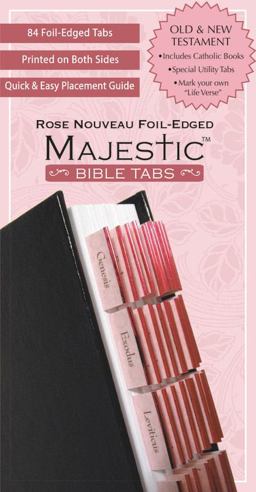 Majestic Rose Nouveau Bible Tabs  9781934770986 Front Cover