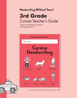 3rd Grade Cursive Teacher's Guide