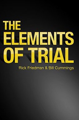 Elements of Trial  9781934833889 Front Cover