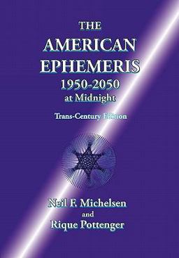 American Ephemeris 1950-2050 at Midnight  9781934976289 Front Cover