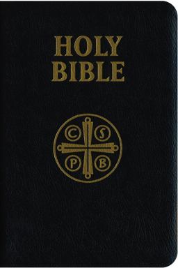 Holy Bible Douay Rheims Version Standard Size Leather Black  9781935302032 Front Cover