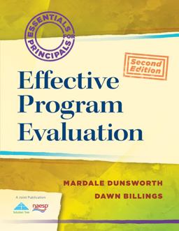 Effective Program Evaluation 2nd 9781935542902 Front Cover