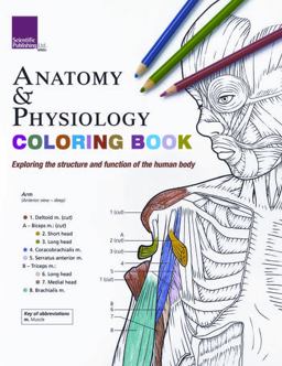 Anatomy &amp; Physiology Coloring Book  9781935612704 Front Cover