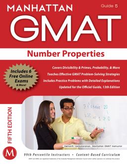 Manhattan GMAT Number Properties 5th 9781935707653 Front Cover