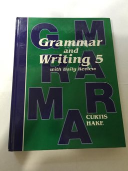 Grammar and Writing 5 with Daily Review 1st 9781935839088 Front Cover