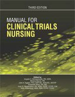 Manual for Clinical Trials Nursing  9781935864370 Front Cover