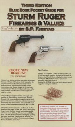 Blue Book Pocket Guide for Sturm Ruger Firearms & Values