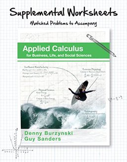 Supplemental Worksheets for Applied Calculus