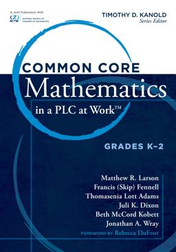 Common Core Mathematics in a PLC at Work, Grades K-2  9781936765973 Front Cover