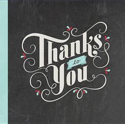 Thanks to You:  9781938298059 Front Cover