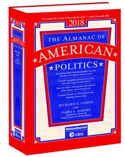 Almanac of American Politics 2018  9781938939563 Front Cover