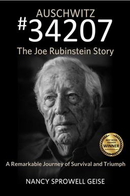 Auschwitz #34207 A Remarkable Journey of Triumph and Survival: the Joe Rubinstein Story  9781939919120 Front Cover