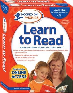 Hooked on Phonics Learn to Read - Levels 1&amp;2 Complete Early Emergent Readers (Pre-K : Ages 3-4)  9781940384184 Front Cover