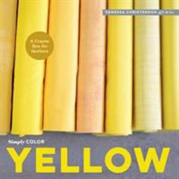Simply Color: Yellow A Crayon Box for Quilters  9781940655109 Front Cover