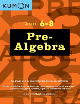 Pre-Algebra  9781941082577 Front Cover