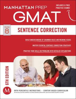 GMAT Sentence Correction 6th 9781941234075 Front Cover