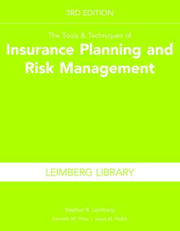 Tools and Techniques of Insurance Planning and Risk Management