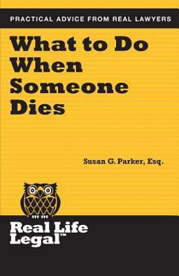 What to Do When Someone Dies 1st 9781941760123 Front Cover