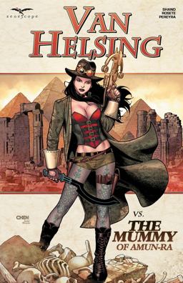 Van Helsing vs the Mummy of Amun-Ra  9781942275541 Front Cover