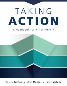 Taking Action A Handbook for RTI at Work(tm) (How to Implement Response to Intervention in Your School)  9781942496175 Front Cover