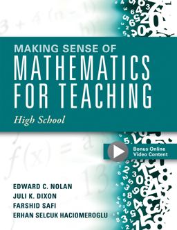 Making Sense of Mathematics for Teaching High School Understanding How to Use Functions  9781942496489 Front Cover