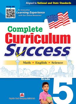 Complete Curriculum Success Grade 5 - Learning Workbook for Fifth Grade Students - English, Math and Science Activities Children Book  9781942830443 Front Cover