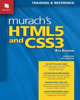 Murach's HTML5 and CSS3 (4th Edition) 4th 9781943872268 Front Cover