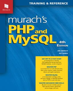 Murach's PHP and MySQL 4th 9781943873005 Front Cover