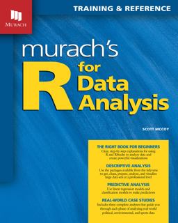 Murach's R for Data Analysis  9781943873036 Front Cover