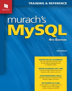 Murach's MySQL Training &amp; Reference 2nd 9781943873104 Front Cover