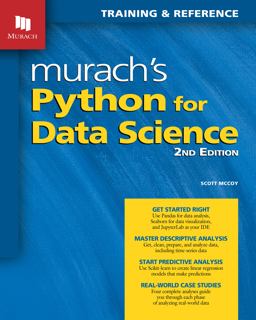 Murach's Python for Data Science (2nd Edition) 2nd 9781943873173 Front Cover