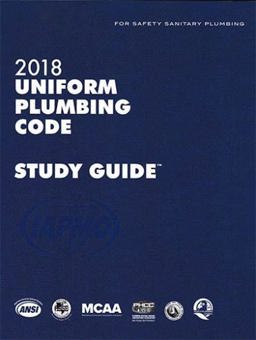 2018 Uniform Plumbing Code Study Guide  9781944366216 Front Cover