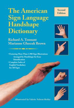 American Sign Language Handshape Dictionary  9781944838782 Front Cover