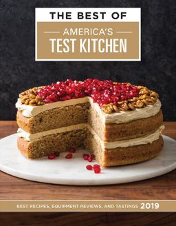 Best of America's Test Kitchen 2019 Best Recipes, Equipment Reviews, and Tastings  9781945256530 Front Cover