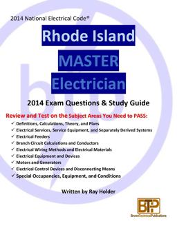 Rhode Island 2014 Master Electrician Study Guide