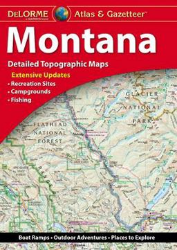 Montana Atlas and Gazetteer  9781946494023 Front Cover